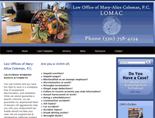 Tablet Screenshot of lawofficemac.com